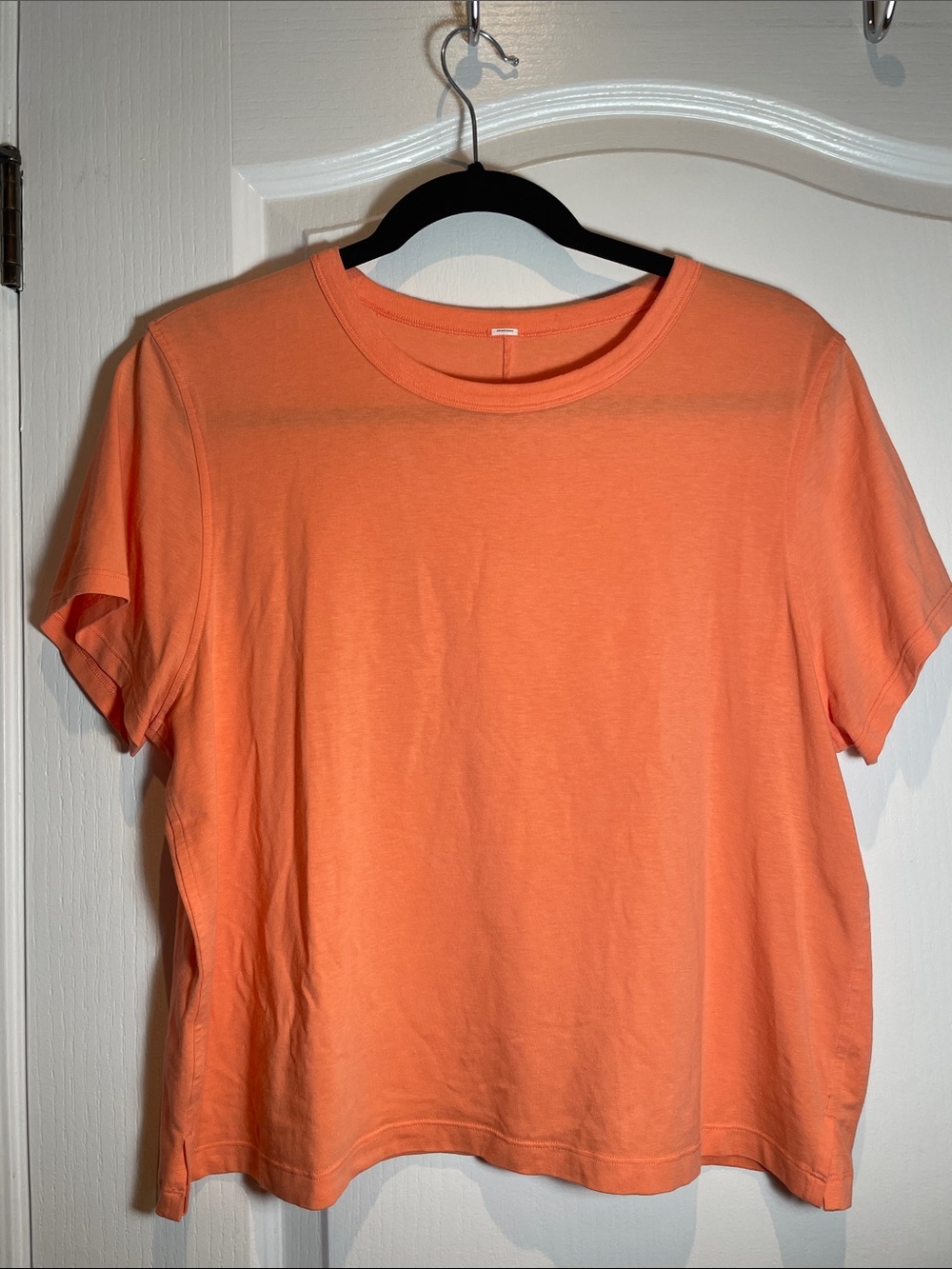 lululemon athletica Short Sleeve Crew Tee in Coral